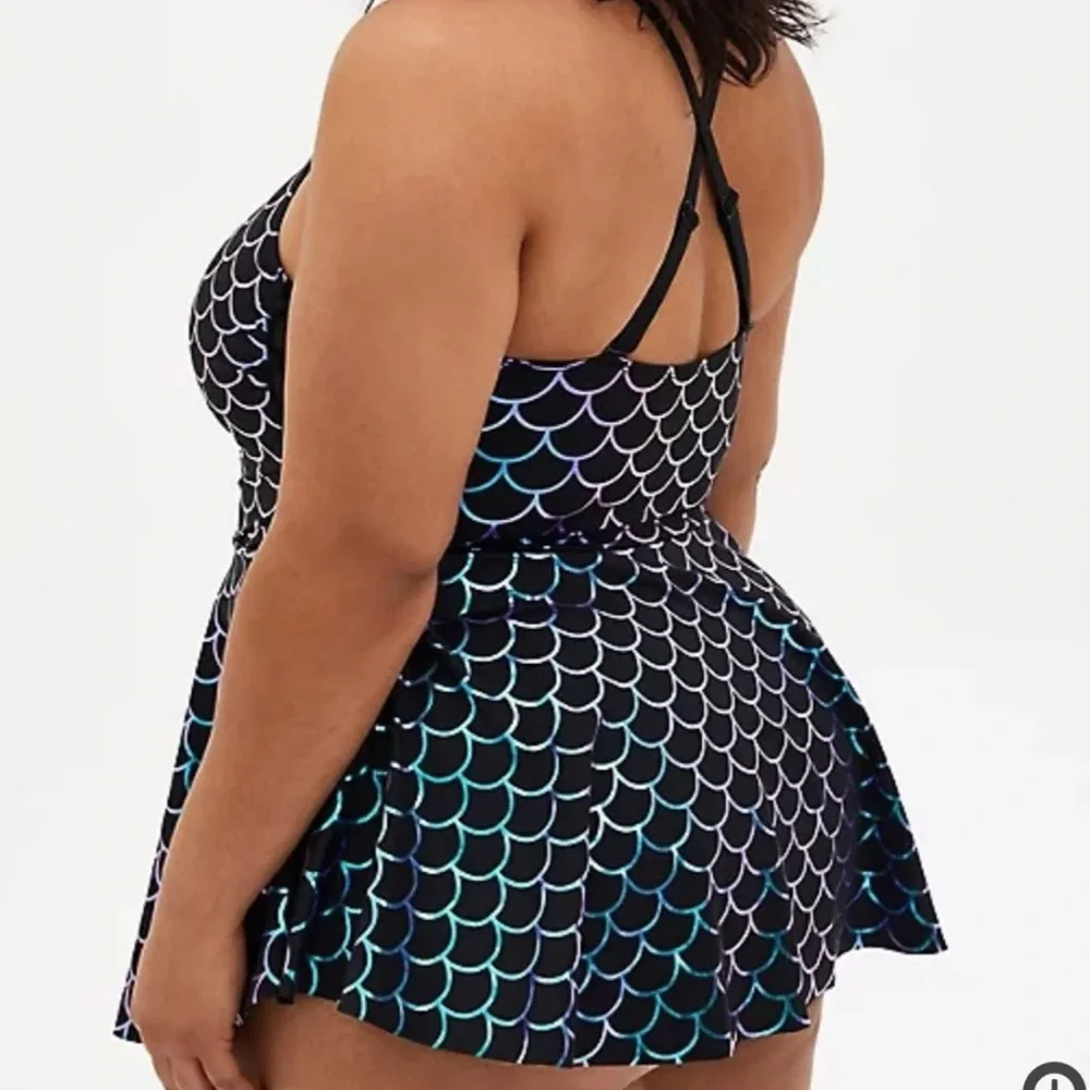 Torrid Mermaid One Piece Swimsuit - Picture 4 of 4